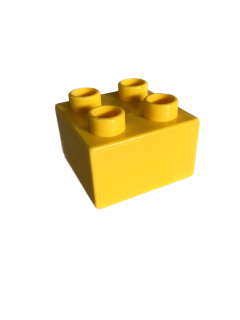 Lego Duplo kostka žlutá 2x2